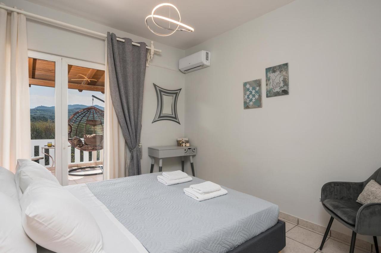 Casa De Philippe With Unique Seaview 2' From Beach Agia  Zewnętrze zdjęcie