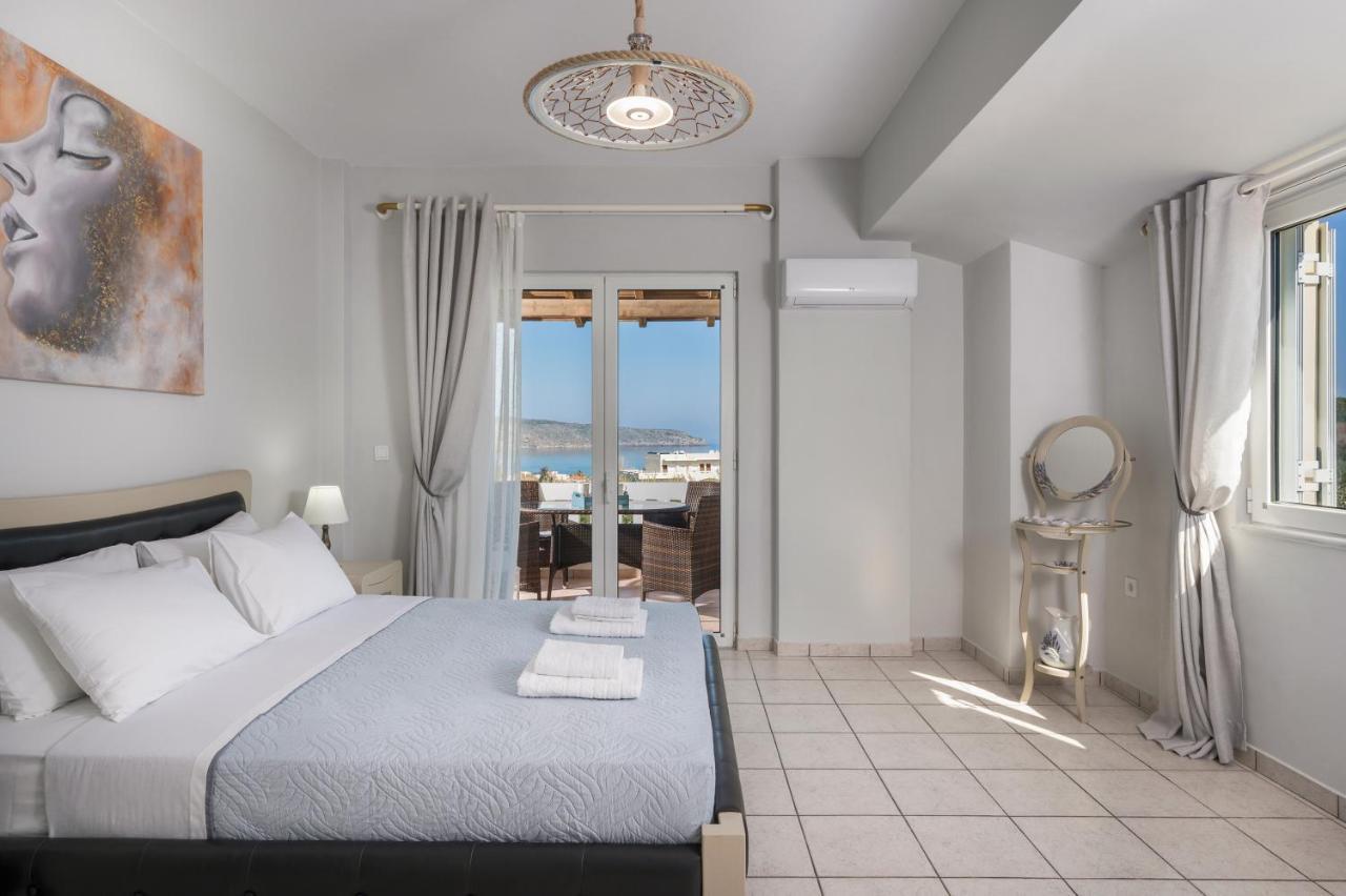 Casa De Philippe With Unique Seaview 2' From Beach Agia  Zewnętrze zdjęcie